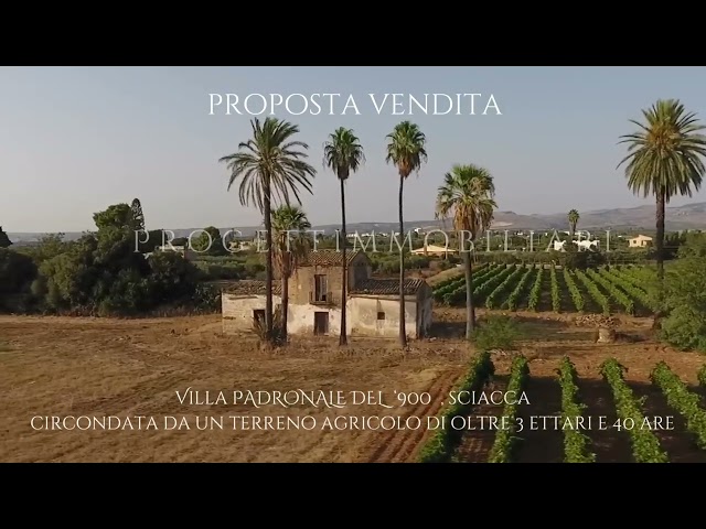Villa padronale del ‘900 con vigneto