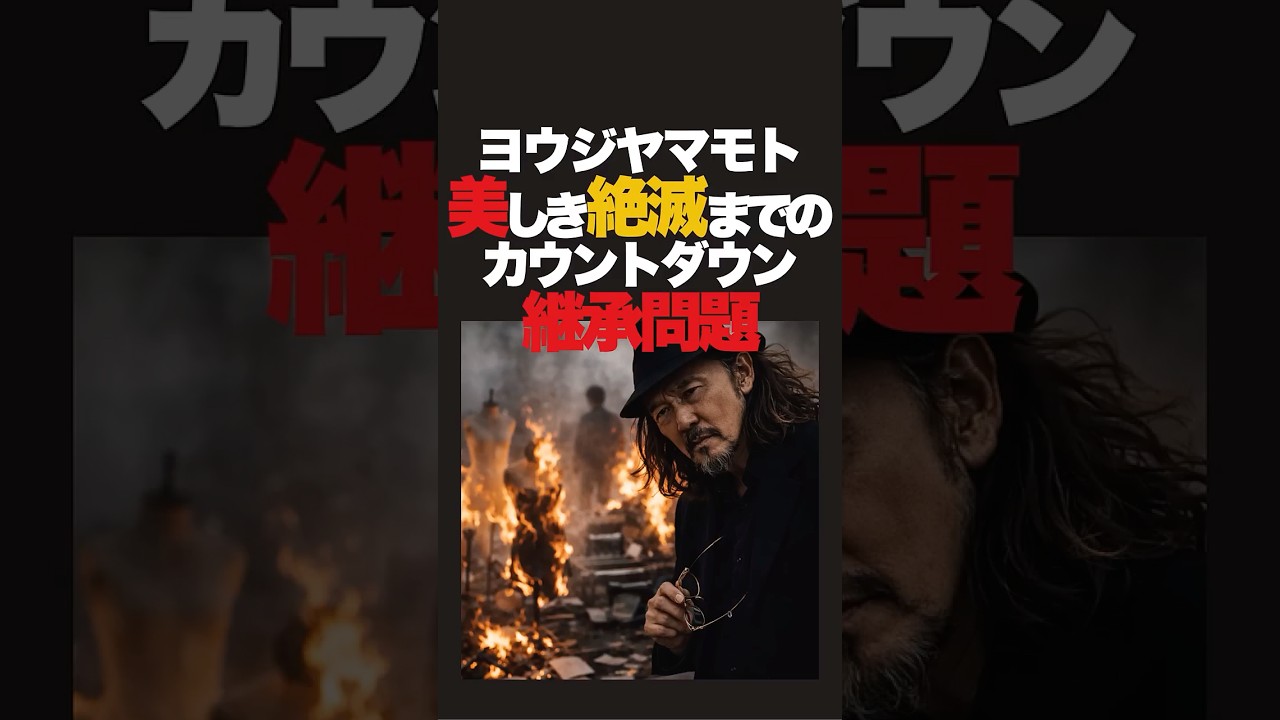 80歳を超えるヨウジヤマモトの後継者問題。彼はどのように考えているのか？後継者に任せるのか？自分の代だけで終わらせてしまうのか？#ファッション雑学 #ファッション #雑学 #ヨウジヤマモト