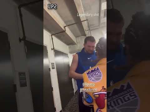 Luka Doncic gave a T-shirt to Lil pump