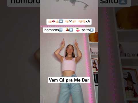 Vem Cá pra Me Dar - TUTORIAL #tiktok #dance #comobailar #dance #trend #brasileiro #brasileño