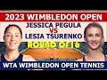 Jessica Pegula Vs Lesia Tsurenko Wimbledon 2023 Wta Match