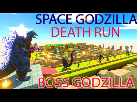 SPACE GODZILLA DEATH RUN VS BOSS GODZILLA - Animal Revolt Battle Simulator