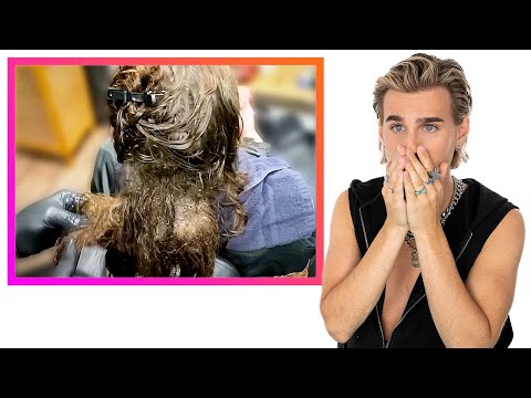 Hairdresser Reacts To People Detangling Extremely...