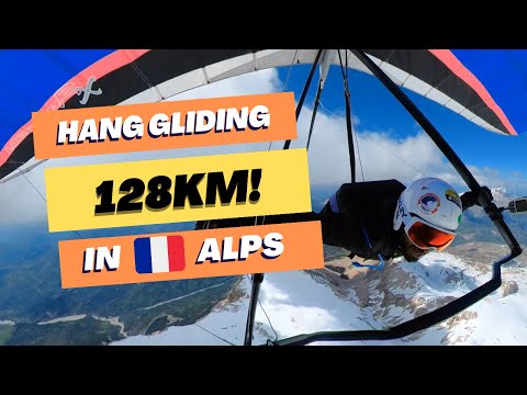 HANG GLIDING 128KM through the French Alps 🏔️🦅