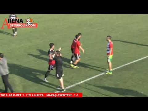 2019-20 K-PET 1. LİG 7.HAFTA…MARAŞ-ESENTEPE: 1-1