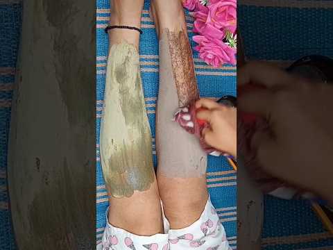 Chocolate powder wax✨ trying it for the first time #shorts#trending#viral