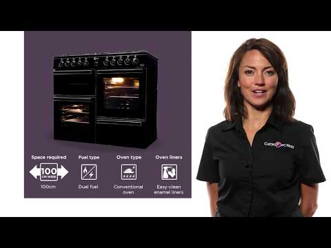 Flavel Milano 100 MLN10FRK Dual Fuel Range Cooker - Black | Product Overview | Currys PC World