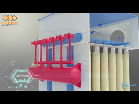 Jet Impulse Filter (Feed Mill Industry) - 3D Machinery Animation