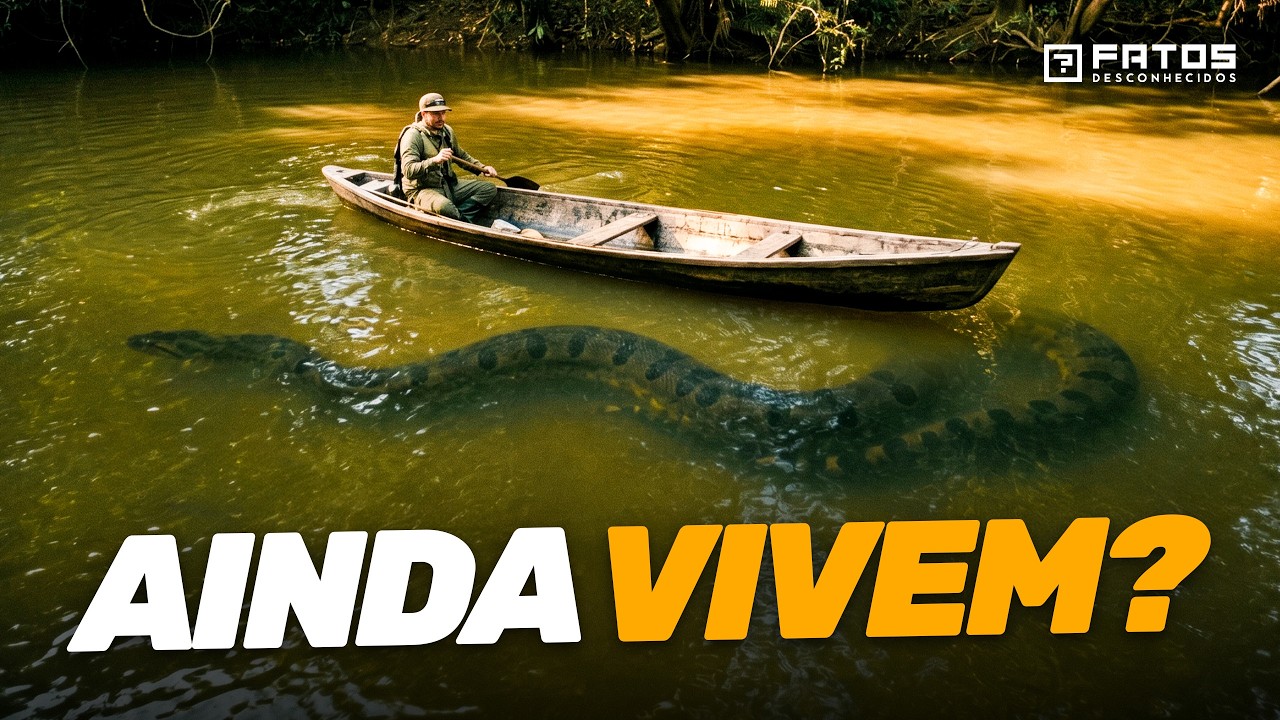 Será que ainda existem sucuris gigantes escondidas na Amazônia?