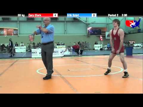 Cory Clark vs. Erik Spjut at 2013 ASICS University Nationals - FS