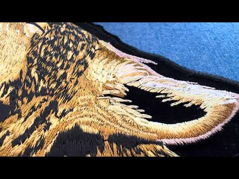 Wolf Iron On Patch PL3120