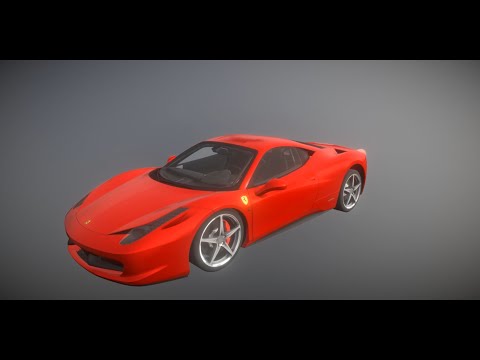 Ferrari 458 Italia 2010 SolidWorks Video 3