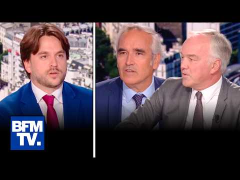 🤯😤 1 contre 4 sur BFM : impossible d'en placer une ! | Aurélien Saintoul sur ‪@BFMTV