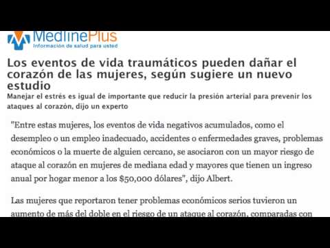 Vive Sanamente 05-17-15 (04) - Los Eventos de Vida Traumáticos puede Dañar el Corazón de las Mujeres