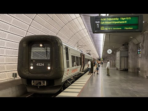Treinen op station Triangeln | Tåg / Trens em Malmö
