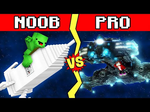 Rocket Escape: Noob vs Pro - Minecraft Adventure Craft!