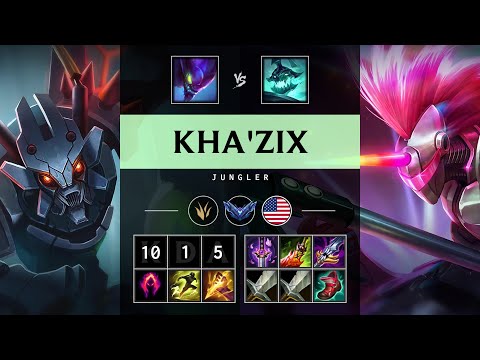 Kha'Zix Jungle vs Hecarim - NA Diamond Patch 25.13