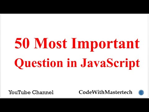 Javascript Multiple Choice Questions