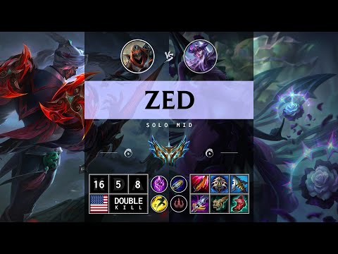 Zed Mid vs Syndra - NA Challenger Patch 14.14