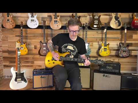 PRS Wood Library Custom 24 Fatback Semi-Hollow McCarty III Pickups Ebony Fretboard Satin Livingston Lemondrop Finish Stained Maple Neck 423673 image 22