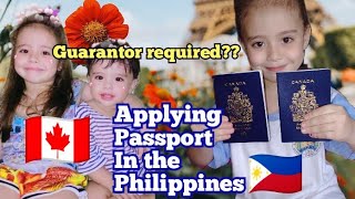 how to apply a canadian passport (child are dual citizen)philippines/canada