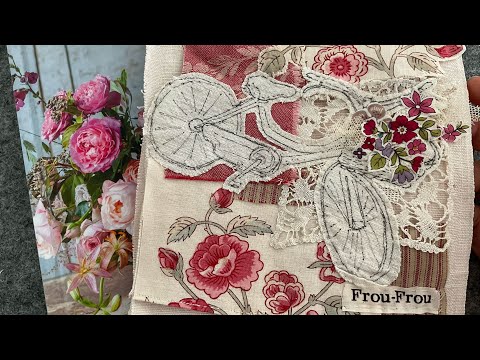 Part 7 VOL 9 TEXTILE TALES - French Flower Flash #roxyjournalofstitchery 