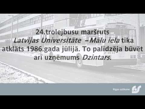 24. maršruta trolejbusi