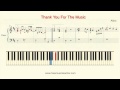 How To Play Piano: Abba "Thank You For The ...