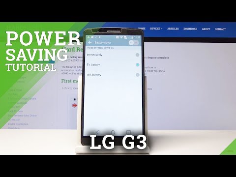 How to Activate Power Saver in LG G3 - Extend Battery Life