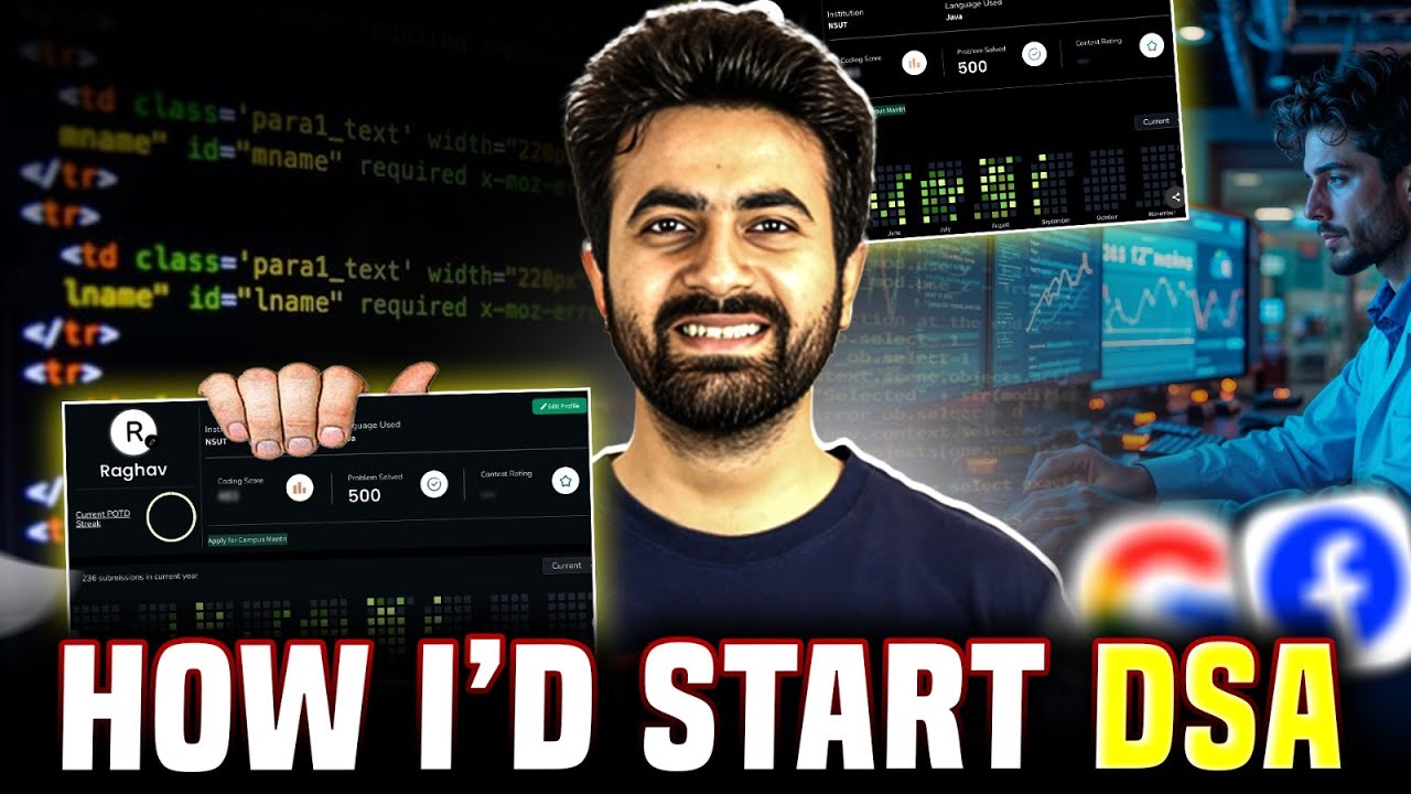 If I had to learn DSA again , I'd do this | Complete DSA Roadmap | DSA Roadmap For Internships