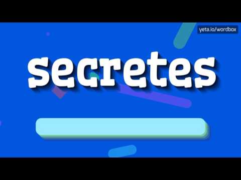 SECRETES - HOW TO PRONOUNCE IT!?