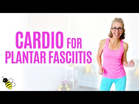 25 Minute LOW IMPACT Cardio Workout for PLANTAR FASCIITIS  ⚡️