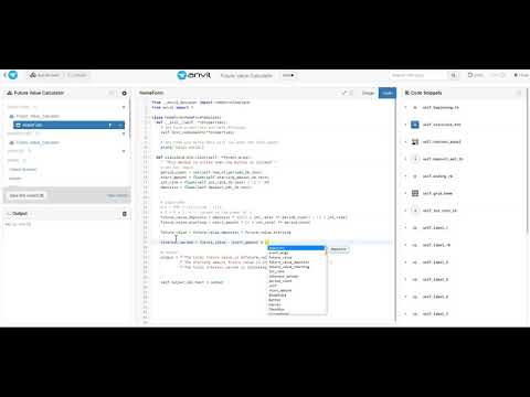 Anvil - Output and Calculations