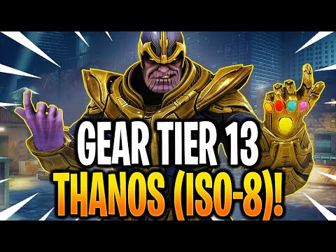 *NEW* G13 THANOS (WITH ISO-8) SHOWCASE & GAMEPLAY! - MARVEL Strike Force - MSF