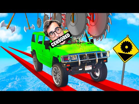 COMPLETO IL PARKOUR CON LE AUTO ESTREMO DI GTA 5!