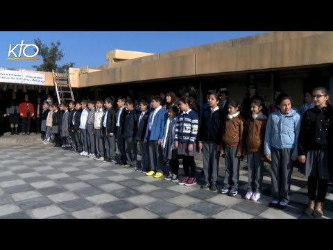 Erbil : dernière visite dans un camp et une école