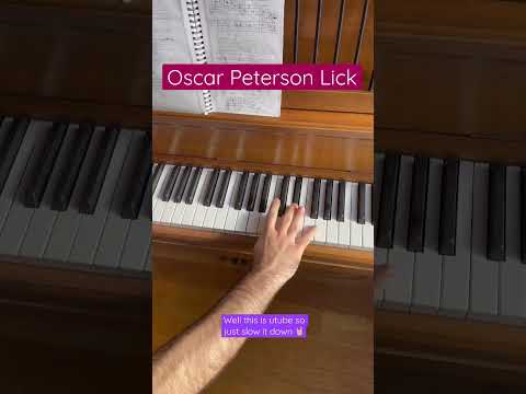 learn this Oscar Peterson lick 🔥🔥