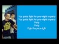 Glee - Fight For Your Right (To Party) (Lyrics ...