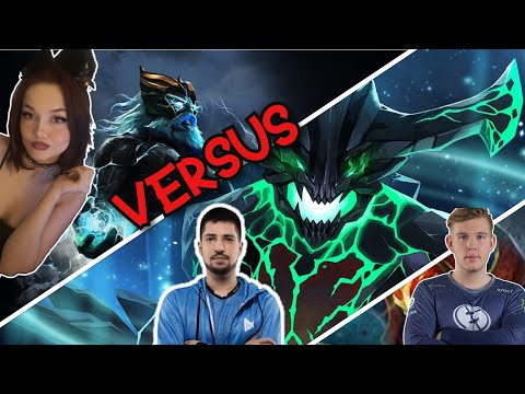 Dota 2 W33 and Cr1t Against A Girl |#dota2 pubs