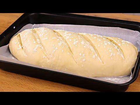 Ich kaufe kein Brot mehr! Neues perfektes Rezept für schnelles Brot in 5 Minuten. gebackenes Brot