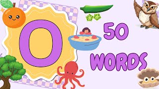 O Letter Words | 50 Words That Start With O | O Letter Words Vocabulary
