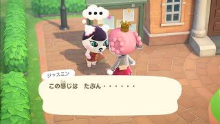 落とし物を届けられるみすずさん【あつ森】