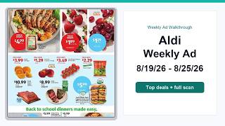 Aldi Weekly Ad (8/19/26 - 8/25/26) Top 10 Deals