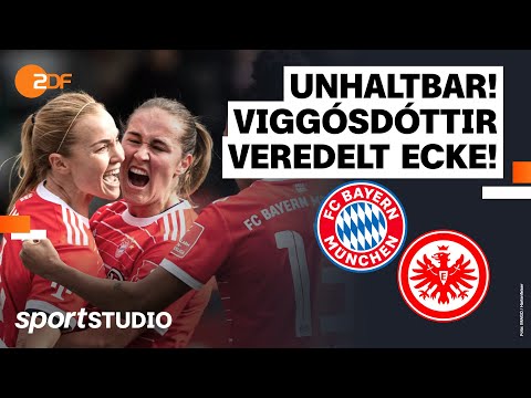 FC Bayern – Eintracht Frankfurt Highlights | Frauen-Bundesliga, 12. Spieltag 2022/23 | sportstudio