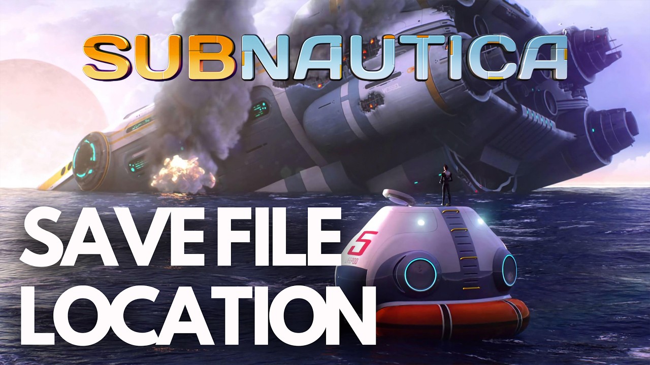 Where To Find Save Game Files in Subnautica (PC Tutorial)🎮