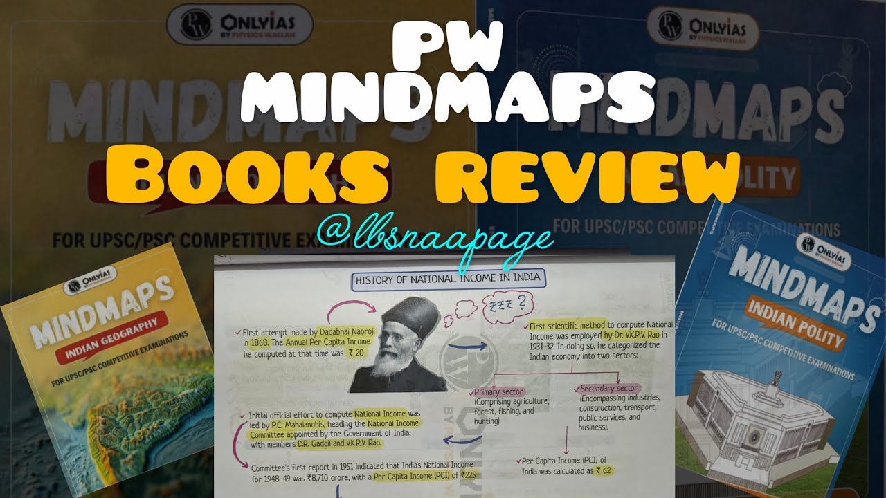 PW MINDMAPS ( BOOKS REVIEW ) BY LBSNAAPAGE #upsc #lbsnaapage #pwmindmapsreview #upscaspirant 