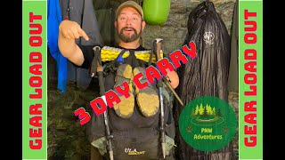 Wallowa Backpacking trip Gear Loadout
