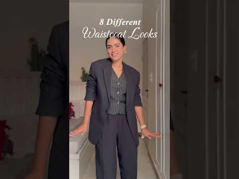 8 looks, 1 waistcoat #formal #formalwear #ootdfashion #musthaves