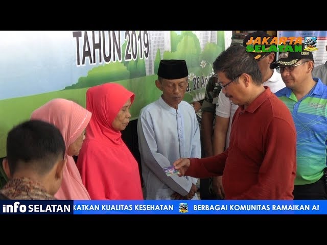 Peluncuran Kartu Lansia Jakarta di Kelurahan Jati Padang