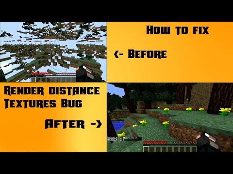 ga$pe - Minecraft Render Distance Textures Bug Fix